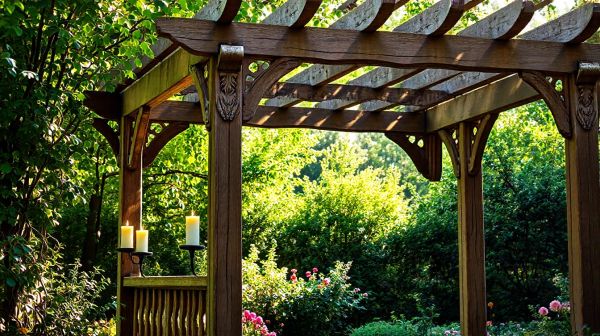 Construisez une élégante gloriette en bois pour sublimer votre jardin