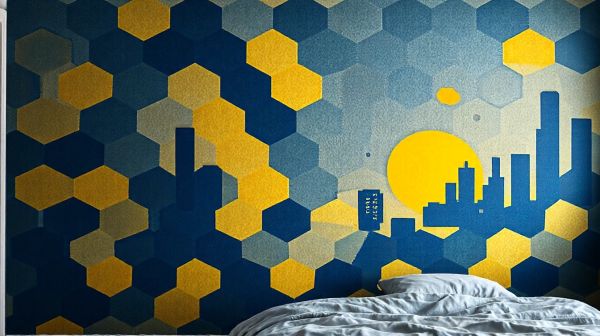 Idées de papier peint créatif pour chambre garçon spectaculaire