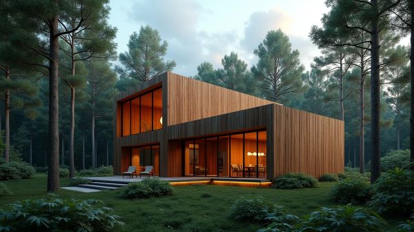 Pourquoi opter pour une maison moderne en bois saine et écologique