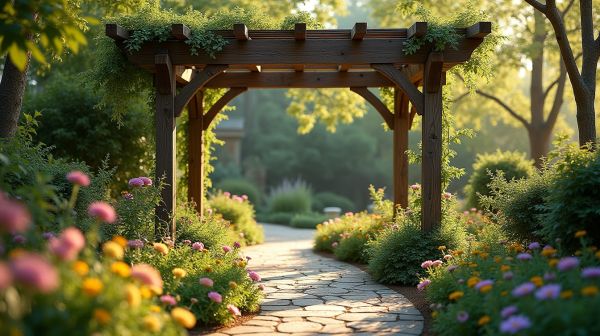 Transformez votre jardin avec une gloriette en bois élégante